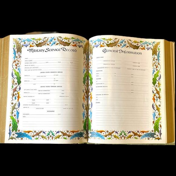 VTG Heirloom Holy Bible Large Authorized or King James Red Letter Edition 1964 - Picture 12 of 16